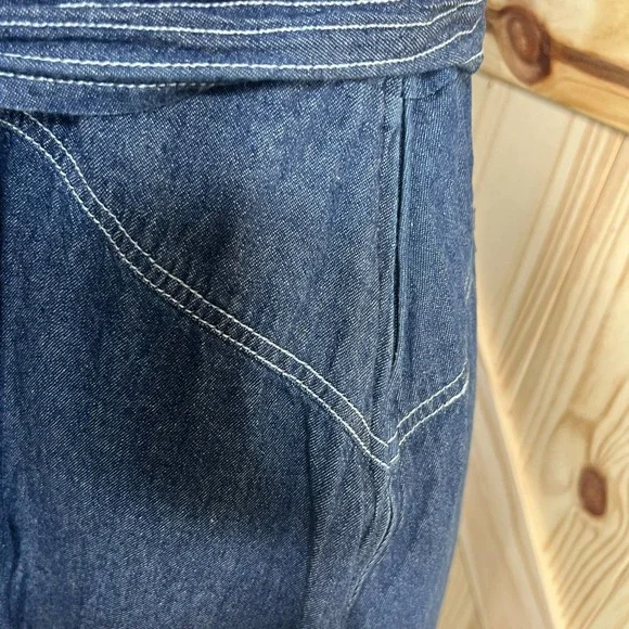 Denim Midi Dress - Picture 8 of 9